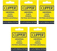 Clipper Lot de 45 pierres à briquet universelles réutilisables (5 paquets de 9 pierres à feux)
