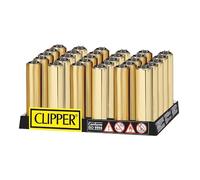 Clipper Metal Cover Micro Solid Mix Housse - Limited Gas Bong Briquet Pipe jetable Boîte métal (Gold)