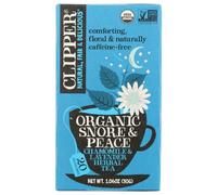 Clipper Snore & Peace Organic Chamomile, Lemon Balm & Lavender Infusion 20 per Pack