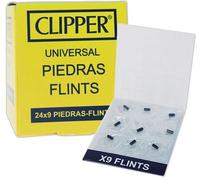 Lot de 9 pierres à briquet Clipper®