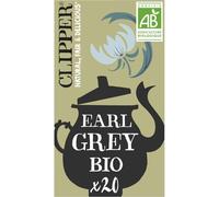 CLIPPER - Thé Earl Grey Bio Aromatique, Saveur Intense et Pureté Naturelle (20 Sachets) - Le lot de 4