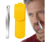 Clippers de cheveux nasaux, pincettes pour femmes poils du visage, tondeuse de cheveux en acier inoxydable pour tailler et toilettage, épilation du visage