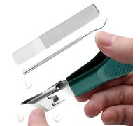 Clippers de l'ongle, ensemble Clipper à ongles - Clippers d'ongles à ouverture large,Outil de pédicure incurvé à l'épreuve des éclabous
