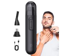 Clippers de nez, coupe-cheveux de nez électrique | Clippers de poils de indolores,Trimmer sans fil rechargeable USB, Trimmer des sourcils pour hommes pour petit ami, mari, papa