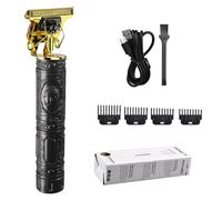 Clippers - Rasoir à barbe zéro espace | Kit de toilettage pour barbe avec 4 peignes de limite, outil de rasage pour cheveux, tondeuse à cheveux rechargeable sans fil pour homme