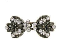 Clips à Cardigan 2 pièces rétro pull tourbillon pince cape Clips Cardigan broches col châle fermoir robe chemise broche bijoux(C)