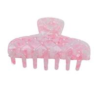 Clips à cheveux Clips Durable à la mode anti-glisser Gift Gift With Pearls Femmes Girls Clip Hair Grand Hold Strong Hold Jaw (Rose coréen)