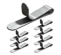 Clips À Copeaux - Ensemble De 8 Pinces De 6 Cm En Acier Inoxydable, Outil De Scellage À Forte Adhérence, Attache De Sac Alimentaire Réutilisable, Organisateur De Cuisine De Cuisson | Accueil Stockage