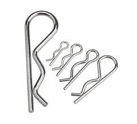 Clips à goupille fendue de type R en acier inoxydable 304 | Boulons de fixation, broches, équipements sécurisés de plusieurs tailles(M1.8x35mm (20PCS))