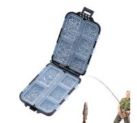 Clips à pression de pêche, accessoire de connecteur à pression, émerillons haute résistance avec acier inoxydable robuste, plaisir du pêcheur avec fixation facile du crochet, outil d'équipement de pêc