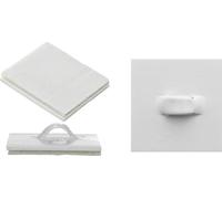 Clips adhésifs avec œillet, capacité 0,5kg 100 pcs.