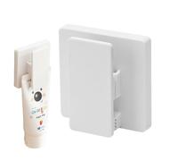 Clips adhésifs, clips adhésifs à suspendre, clip multifonctionnel pour dentifrice - Clip nettoyant pour le visage pour dentifrice, nettoyant pour le visage, porte-serviettes pour le visage, porte-dent