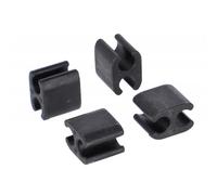 Clips attache-câbles XLC BR-X120 4 mm x 4 mm (x30) Noir