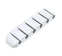 Clips Câble Organisateur Bureau Range Câbles Silicone Fixe Câble Adhésif Attache-Câble Rangement Cordon de Bureau pour Câbles de Chargeur/Souris/Écouteur/Téléphone - la couleur noire (blanc)