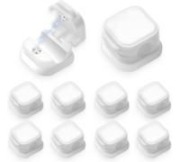 Clips CâBles,10 pcs Organisateur CâBle MagnéTique avec Auto-AdhéSifs,clips cable,Organiseur De CâBles Pour Bureau,Support Mural Pour CâBles,Serre-CâBles Pour Bureau,Cordons De Charge