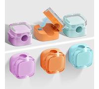 Clips CâBles, 6pcs Organisateur CâBle MagnéTique avec Auto-AdhéSifs, Couleur Organiseur De CâBles Pour Bureau, Support Mural Pour CâBles, Serre-CâBles Pour Bureau, Cordons De Charge, USB