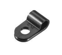 Clips câbles fil électrique SOURCING MAP Nylon R-type Organisateur Cordon Clips pour Fil Gestion Attache Fils 7.9mm 5mm 30Pcs Noir