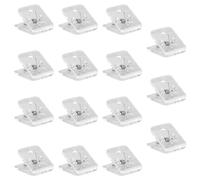 Clips carrés transparents pratiques, fournitures de bureau de type lourd, texture acrylique adaptée à l ' organisation de notes, photos, œuvres d ' art, clips pour documents en acrylique transparent