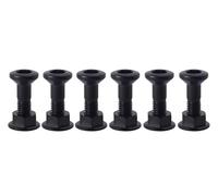 Clips carrosserie Pour Moto Universel M8 Pignon Boulons Arrière Chaîne Disque Boulons Chaîne Chaîne Disque Plaque Vis Écrous(Noir)