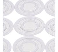 Clips CD adhésifs transparents en plastique, support pour CD, DVD et Blu-ray, lot de 20