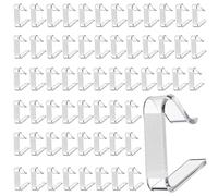 Clips Clips Set - FOURNIS, COUVERTURES TRANSPARENTES POUR 60 | Thotochti Coupe-vent durables pour tables de salle à manger, pique-nique, banquet, utilisation intérieure et extérieure, facile à