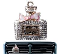 Clips d'aération en strass pour voiture, Clip d'aération pour désodorisant de voiture | Charme de clip d’aération d’aromathérapie,Décoration intérieure de élégante, Clip d'aromathérapie décora
