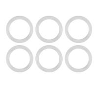 Clips d'anneau en silicone pour bébé, matériaux de haute qualité, confortables pour les cravates, couleurs pratiques, transparent, facile à nettoyer, sûr et sanitaire pour bébé (WHITE) (NOIR)