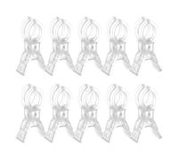Clips D'arc Ballon, Poignée Forte, Ensemble De 10 Pièces, Pinces De Printemps De Ballon, Clips De Fourniture D'anniversaire, Conception Robuste, Pour Décoration De Mariage