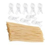 Clips d'arche à ballons | 9 x 2,54 cm Support de Guirlande Transparent | Serre-joints avec ressort robustes d'arche à ballon,Pour fête de jardin, anniversaire, diplôme, photo, piscine, bricolage, bâch