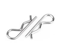 Clips d'attelage à goupille fendue en acier inoxydable 304(M2x40-5pcs)