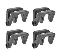 Clips de bouée pour ponton - 4 clips de rail de ponton | Pièces solides à connexion et libération rapides, accessoires d'extérieur pour un ancrage facile
