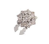 Clips de boutons en scintillants, boutons de manchette en alliage de chemise, décoration pour robe, uniforme, chemise, vestes, embellissement, messages de mélange de somptuosité