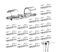 Clips de câble adhésifs - 20 PCS Durabilité Wall Wire Manager