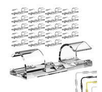 Clips de câble adhésifs - 20 PCS Durabilité Wall Wire Manager