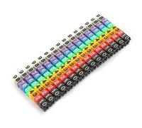 Clips de Câble Colorés Numérique 0-9 Numéros de Fil Autocollants Marqueur de Câble (150 pièces KCM-1,5 mm - 1,5 mm²)