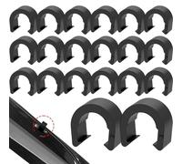 Clips de câble de frein de vélo | 20 pièces Weather-Resistant Quick Fix | Bike Brake Shifter Cable Housing Guide Clips | For Mountain Folding Biking Adults Kids Cyclist Outdoor Travel