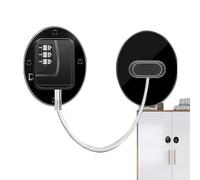 Clips de câble magnétiques - Gestion des câbles de charge magnétiques | Support de câble de charge magnétique multifonction, portable, sans clé, sans perçage, serrure de réfrigérateur pour portes