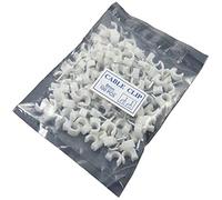 Clips de câble pour gestion des câbles électriques, Ethernet, paraboles, haut-parleurs TV, serre-câbles coaxiaux simples, design pratique