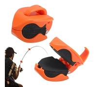 Clips de canne à pêche | 2 pièces Support compact antidérapant - Support de canne à pêche - Convient pour les débutants, les amateurs, les femmes, la famille, l'extérieur, le bateau, la maison et le