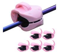 Clips de Canne à Pêche,Lot de 6 Accessibles Réutilisables Antidérapables pour Mouche,Clips Support pour Canne | pour Vacances Anniversaire Rivière Lac Eau Peu Profonde Jig Traîne Lancer