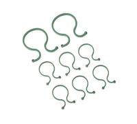 Clips de cerclage de vigne de jardin en plastique, 10/50/100 pièces | Outil de Support de crochet de vigne de tomate de boucle de fixation murale d'escalade de rotin de plante(4cm,50pcs)