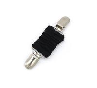 Clips De Chemise Pince à pull élastique for femme, boucle anti-lumière, pince à châle élastique, broche(Black)