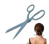 Clips de cheveux à ciseaux, épingles à cheveux halloween gothiques, accessoire de forme de ciseaux vintage, ensemble de 2 pièces, outil de costume de cosplay élégant, idéal pour le coiffeur, le taille