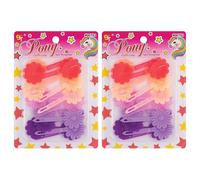 Clips de cheveux Barrettes epingles de tete colorees Accessoires pour enfants pour enfants filles pour tout-bas des femmes tous ages (rose / viol