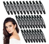 Clips de cheveux de 30 pcs, barrettes cheveux noires 2, 4 pouces sans glissement