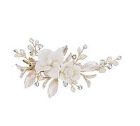 Clips de cheveux de fleur de la mariée, accessoires de cheveux de mariage pour femmes, morceau de cheveux de mariage de fleur Clip de cheveux fleurie Clip de cheveux Clips de fleur Clips de fleu