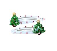 Clips de cheveux de Noël populaires, 1 paire de cheveux, ornement de tous les jours, non-silip, clip de Noël fort, conception de thème pour les femmes et les enfants