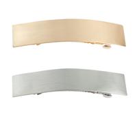 Clips de cheveux plats - Clips de griffe plate française | Design incurvé plat confortable | Clip Talon fade sans glissement | Fête de plage Strong Hold Claws Snips | Accessoires de poils raides boucl