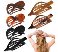 Clips de cheveux plats, pinces à cheveux plates pour femmes, Clips de banane horizontale non glissant les coiffures, Accessoires de couvre-chefs, poils confortables pour femmes, petite amie, mère, fem