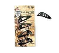 Clips de cheveux tactiques 4 pack - noir - Barrettes Snap Multitool - Laser grav sous vide plaqu Multi-Fonctionnel Keychain Multi Tool - Box Cu